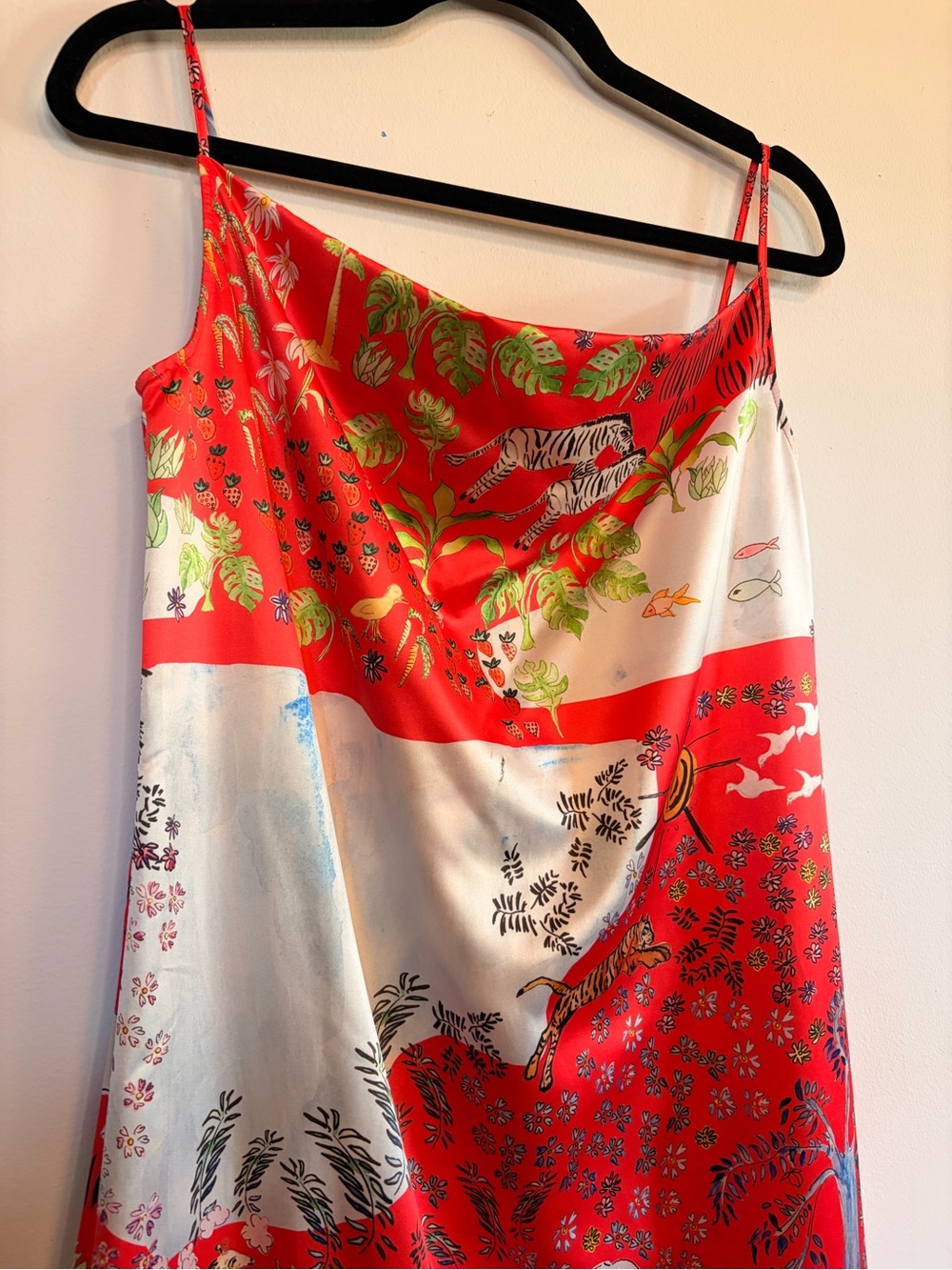Dauphinette Floatkerchief Long Slip Dress in Fever Dream - Picture 4 of 7